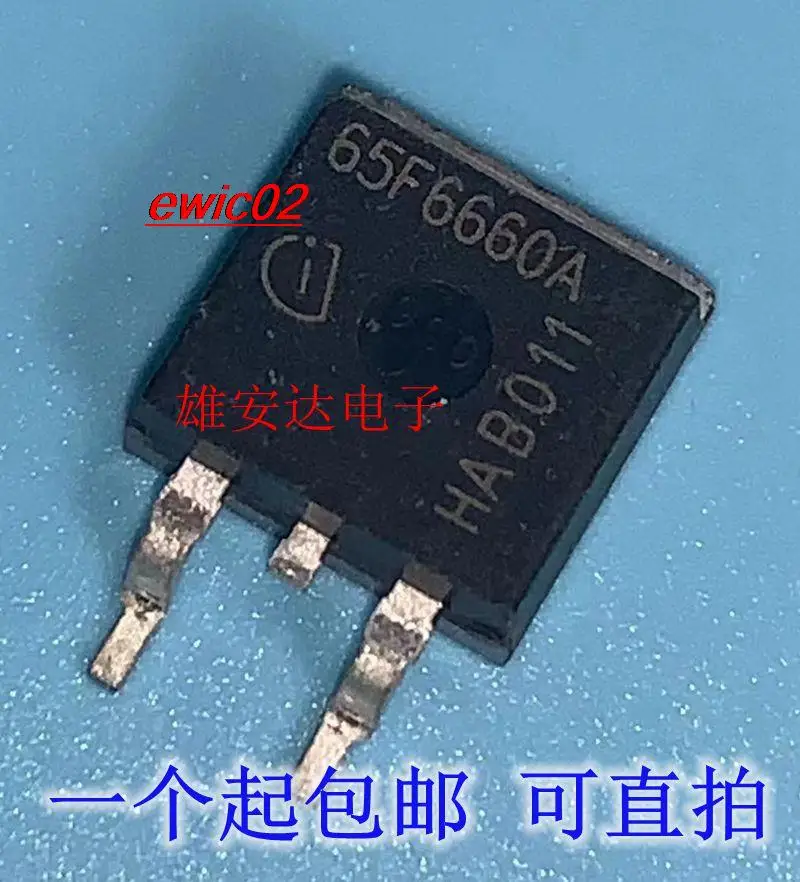 

10 шт., Оригинальные запасные части 65F6660 65F6660A TO-263 MOS 17A 650V