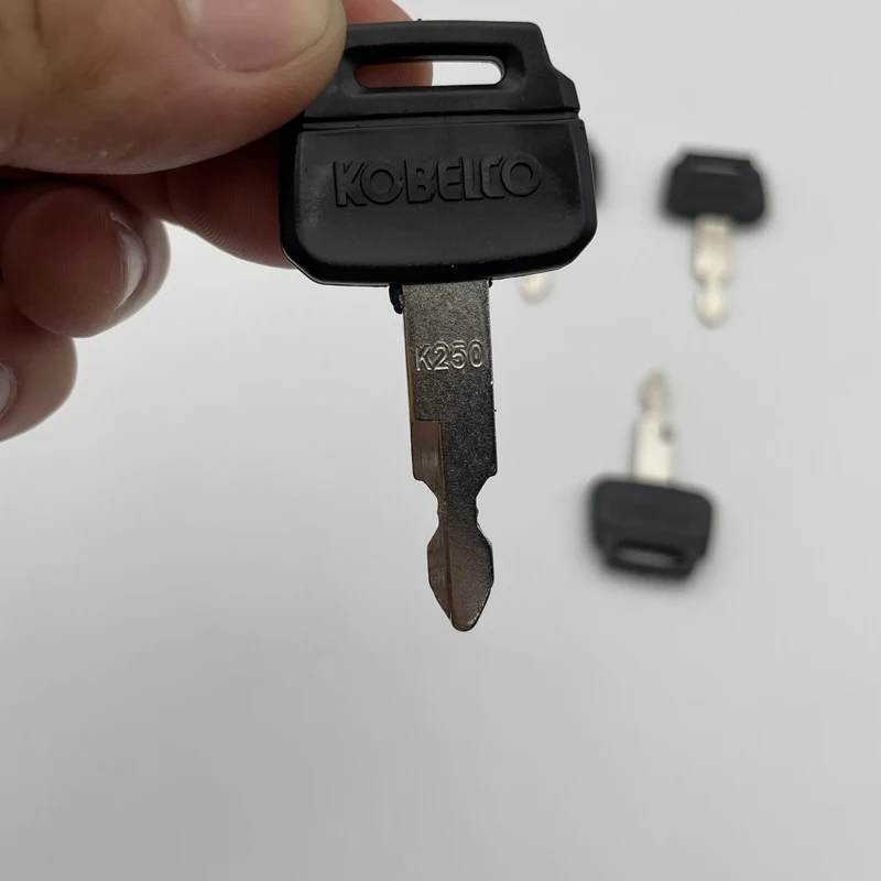 1PCS OEM logo K250 fit Case Kawasaki New Holland for heavy equipment key of 1pcsKobelco excavator