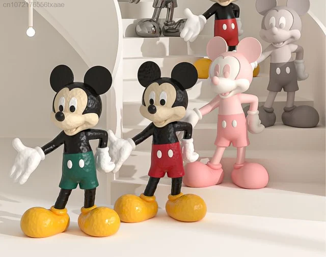 Disney Mickey Room Decor Cute Cartoon Model Decoration Desktop Men Women  Aesthetic Gifts Japan Home Car
