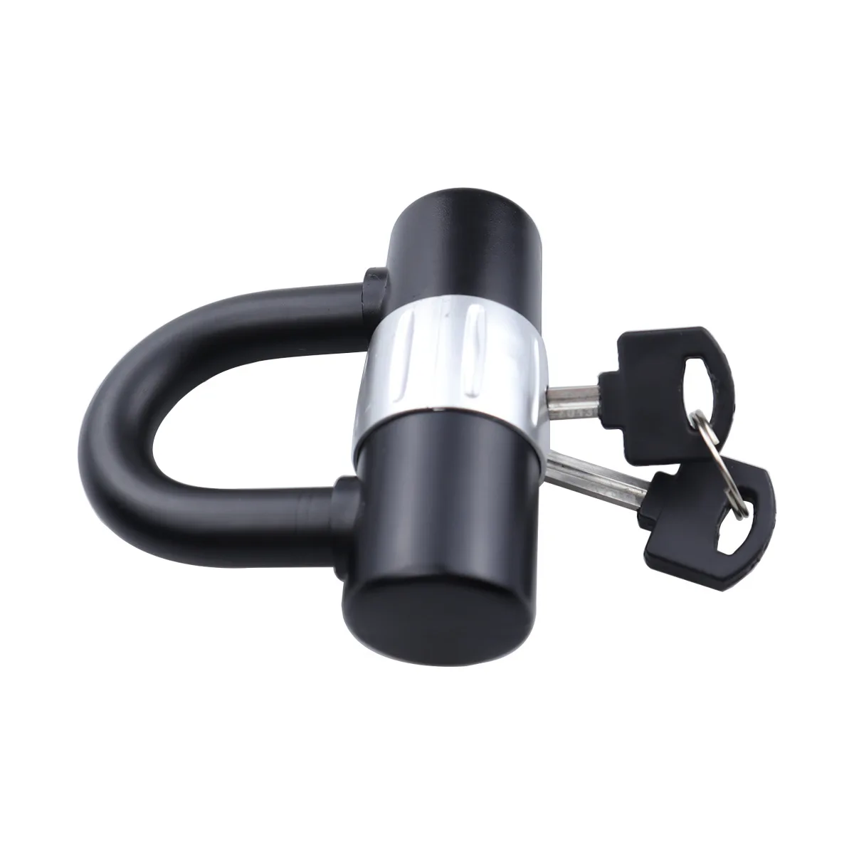 16mm Extra Thick Heavy Duty Sold Secure Padlock U Lock Comes 2 Keys - Black ​bike u lock 16mm heavy duty motorcycle bicycle locks u type dics style lock with 2 keys security for moped scooter outdoors