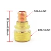 TIG Welding Torch Gas Lens Collets Body 1.0mm 45V42 1.6mm 45V43 2.4mm 45V44 3.2mm 45V45 For WP9 20 25 Welding Torch Accessories 3