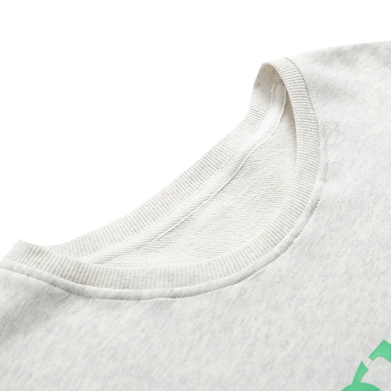 Pumpkin Letter Printed Loose Casual Sweatshirts Preppy Style Women O-Neck Long Sleeve Leisure Pullovers Autumn Winter Streetwear