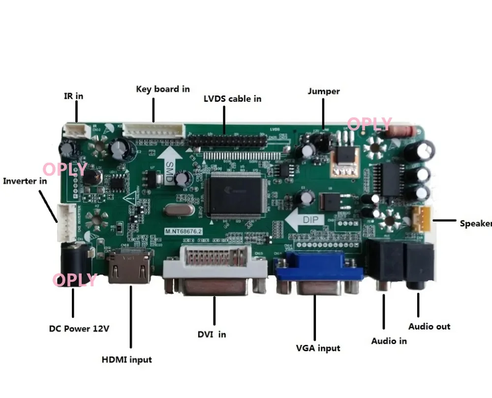 Compatível com Hdmi Lcd Controller Board Kit Tela do Painel Vga Dvi Lvds 215 Led Lm215wf3-sla1 1920x1080 - Imagem 5