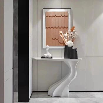 Consolle premium unica Consolle da soggiorno di lusso moderno e alla moda per ingresso corridoio Mesa De Entrada Mobili per la casa