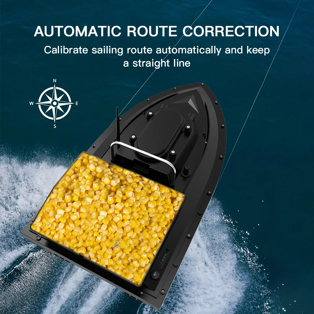 RC Fishing Bait Boat 400-500M Wireless Remote Control Fishing Feeder Boat  Ship 18000mAh Battery 1.5KG Load Fishing Boat D12F - AliExpress