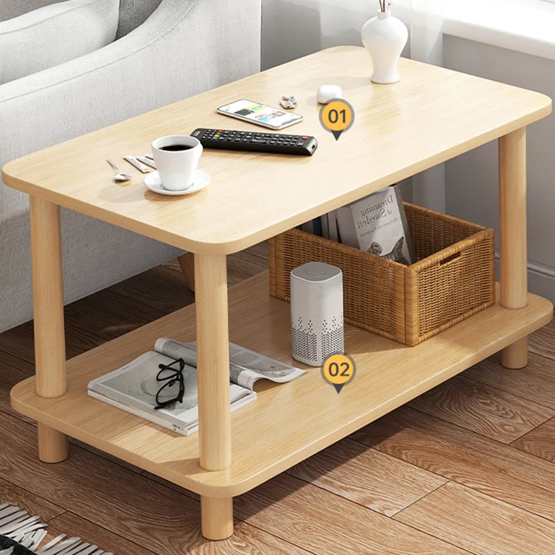 

Nordic Wooden Coffee Table Storage Space Saving Bedroom Coffee Tables Entryway Storage Table Basse De Salon Home Furniture