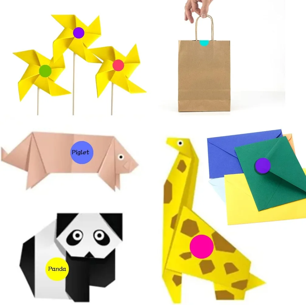 컬러 코딩 라벨 원형 도트 스티커, 사무실 교실용 컬러 라운드 라벨 스티커, 14 가지 색상, 3/4 인치, 2940 개