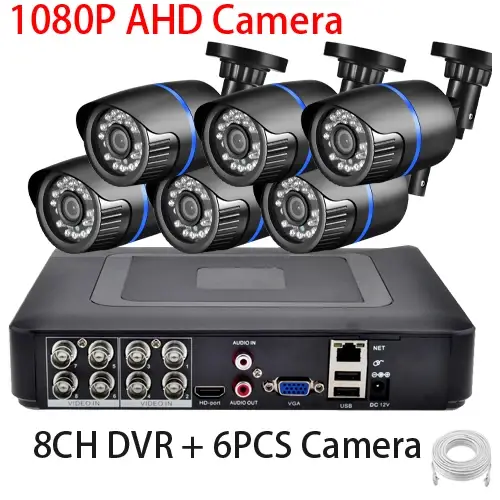 Gadinan 8CH/4CH 5MP HD 1080P AHD Camera Kit 5 in 1 Video Recorder CCTV Surveillance System Night Vision Home Security Protection - Image 8