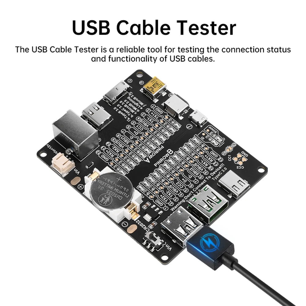 Universal USB Cable Tester and Short Circuit Detection Tool