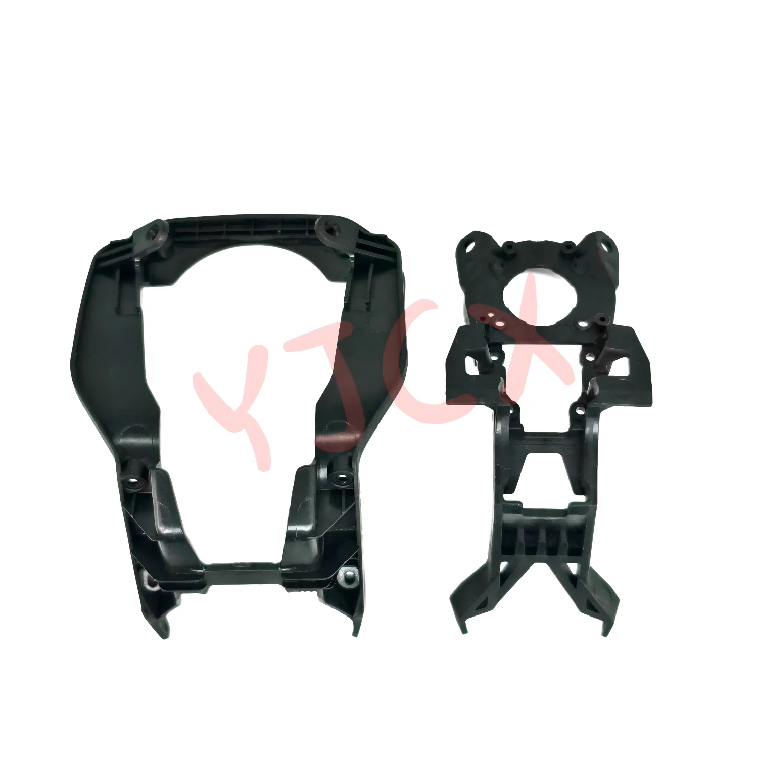 Kit amortisseur de caméra drone 3 en 1, vue éclatée des composants en silicone et métal.