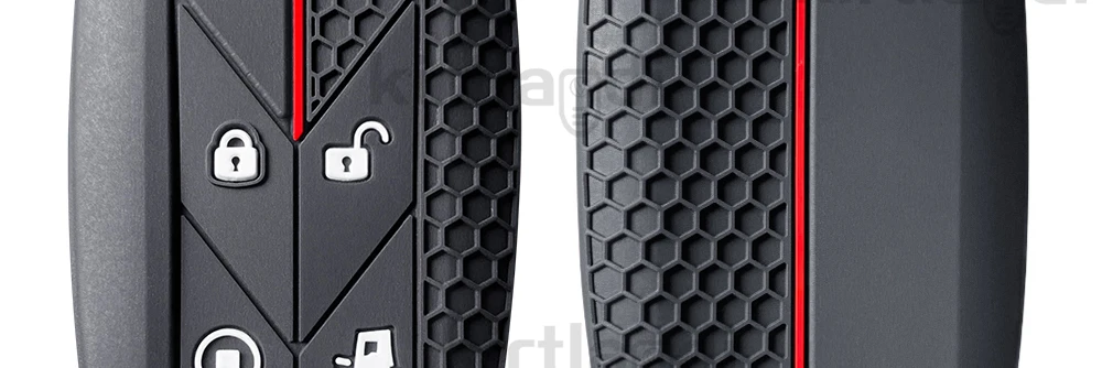 4 Tasten Silikon Pickup Truck Autoschlüsseletui Kappen Schlüsselhülle für Renault Euro 6er T C K Gama Shell Tasche Schlüsselanhänger – Detail 3