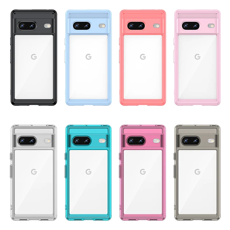 Cover per Goolge Pixel 7 5G -Custodia Trasparente Goolge 7, Silicone Case TPU Sottile Cover per Goolge Pixel 7,Clear