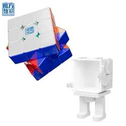 Enhanced Title:  
Picube MoYu RS3M V5 Magnetic Speed Cube - Professional 3x3 Puzzle Toy (Ball - Core UV Robot)