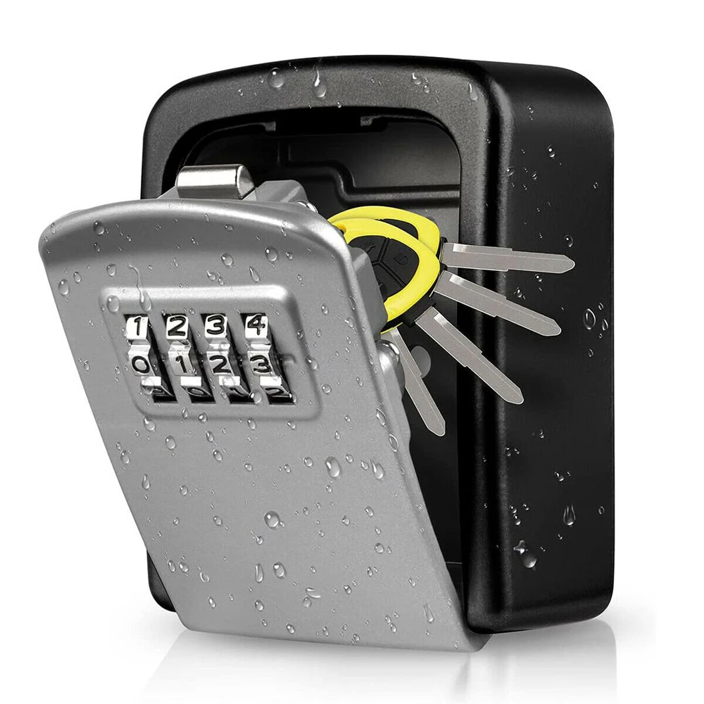 

Password Key Box Decoration Key Code Box Key Storage Lock Box Wall Mounted Password Box Outdoor Key Safe Lock Box
