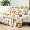 Cartoon Bread Thief Cute Blanket Plush Nap Sofa rug for Living Room Warm Office Bedroom Birthday Home Travel Kid Gifts 1