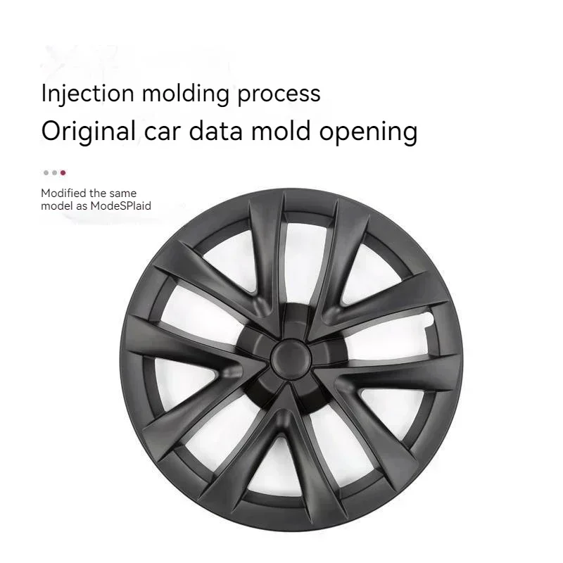 HubCap Performance Replacement for Tesla Model 3 Wheel Cover 18Inch Automobile Hub Cap Full Rim Cover Accessories 4PCS Wheel Hub Covers Wheel Hub Caps
