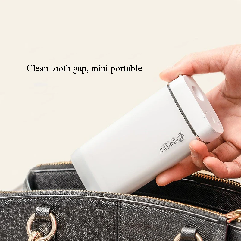 ENPULY Oral Irrigator M6 Plus Portable Dental Irrigator bucal Ultrasonic waterpulse teeth Oral Tooth Cleaner Teeth Water Flosser water flosser