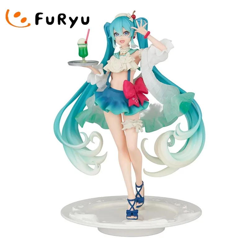 

Фигурка аниме Furyu Hatsune Miku VOCALOID, фигурка десерта из ПВХ в упаковке