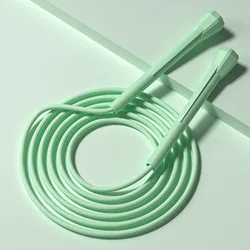 Adjustable Fitness Jump Rope for All Ages and Home Workouts (Light green)