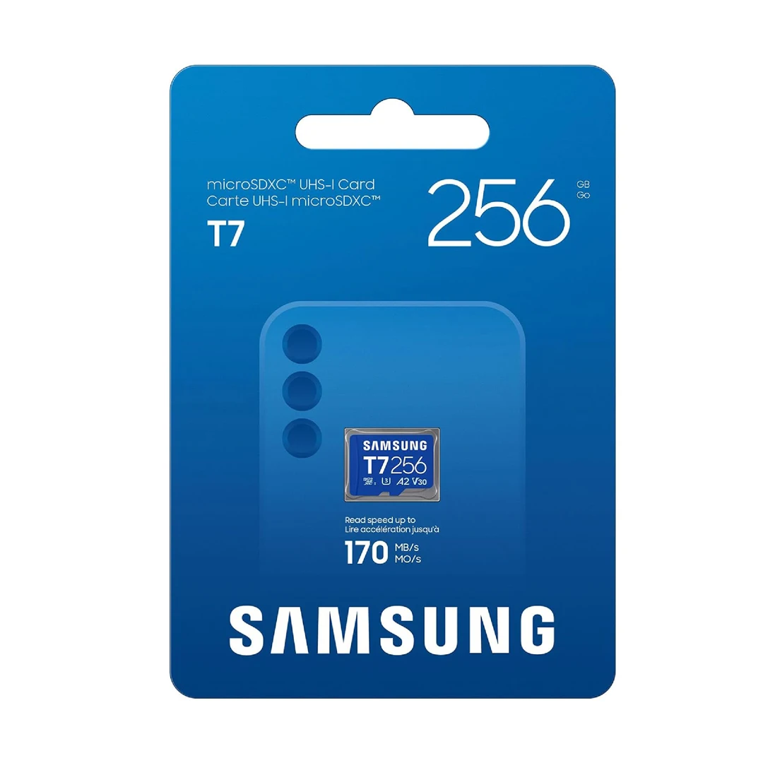 삼성 T7 1TB 512GB 256GB 128GB 마이크로SD 카드 최대 170MB/s 속도의 TF 카드, 캐주얼 게이머, 아마추어 크리에이터, 그리고 일상 사용자를 위한 제품