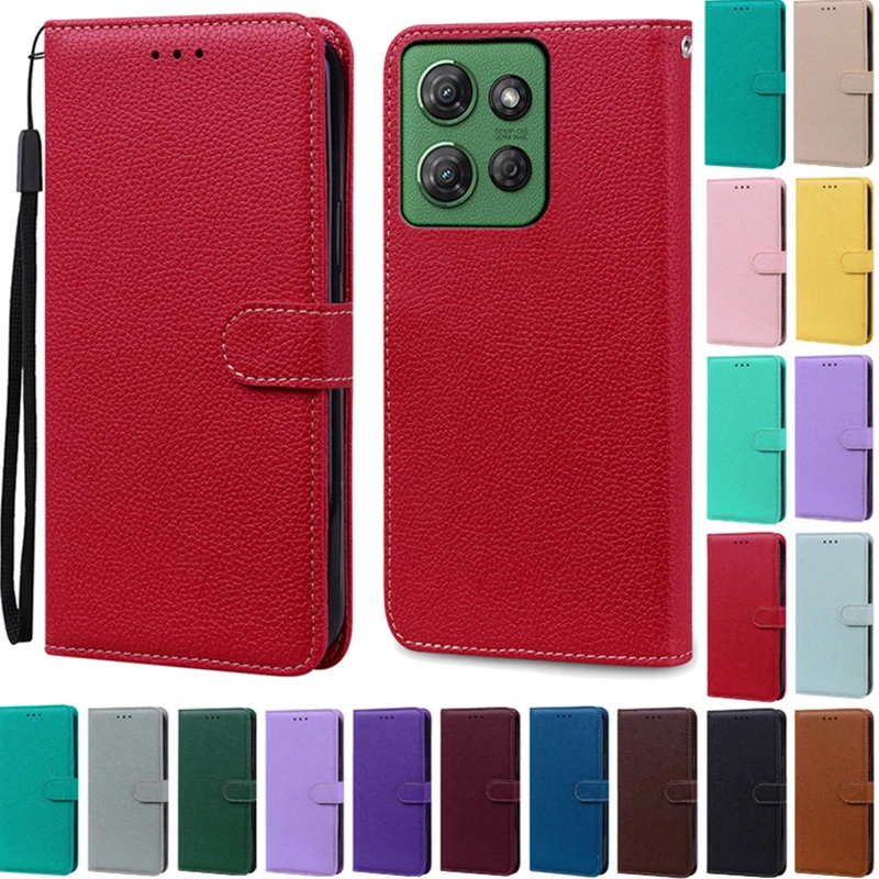 Leather Wallet Phone Case for Motorola Moto G Series