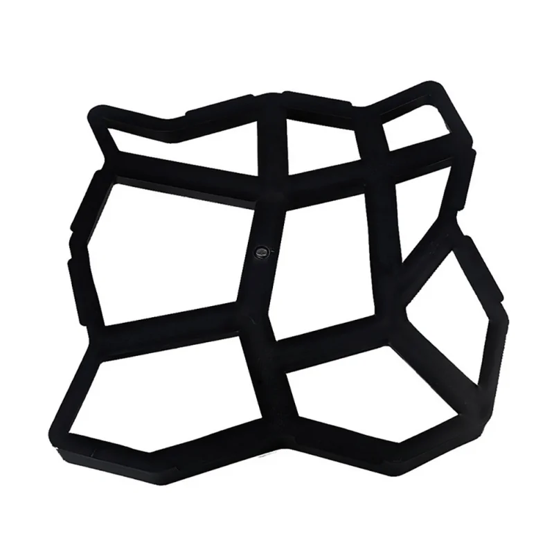 1pcs DIY Plastic Paving Mold Pavement Concrete Molds Stepping Stone Paver Walk Way for Lawn and Garden