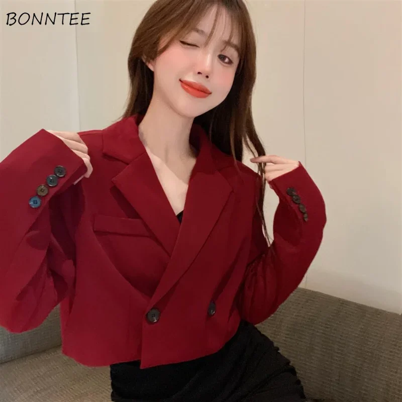 Blazer à bouton unique pour femmes, 4 couleurs, mode, solide, élégant, vêtements d\'extérieur, Chic, Style coréen, tempérament, printemps, Mature,