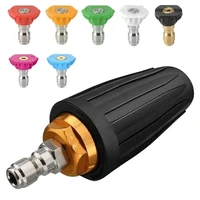 Turbo Nozzle for Pressure Washer, Rotating Nozzle and 7 Tips, 1/4 Inch Quick Connect, 4000 PSI 1