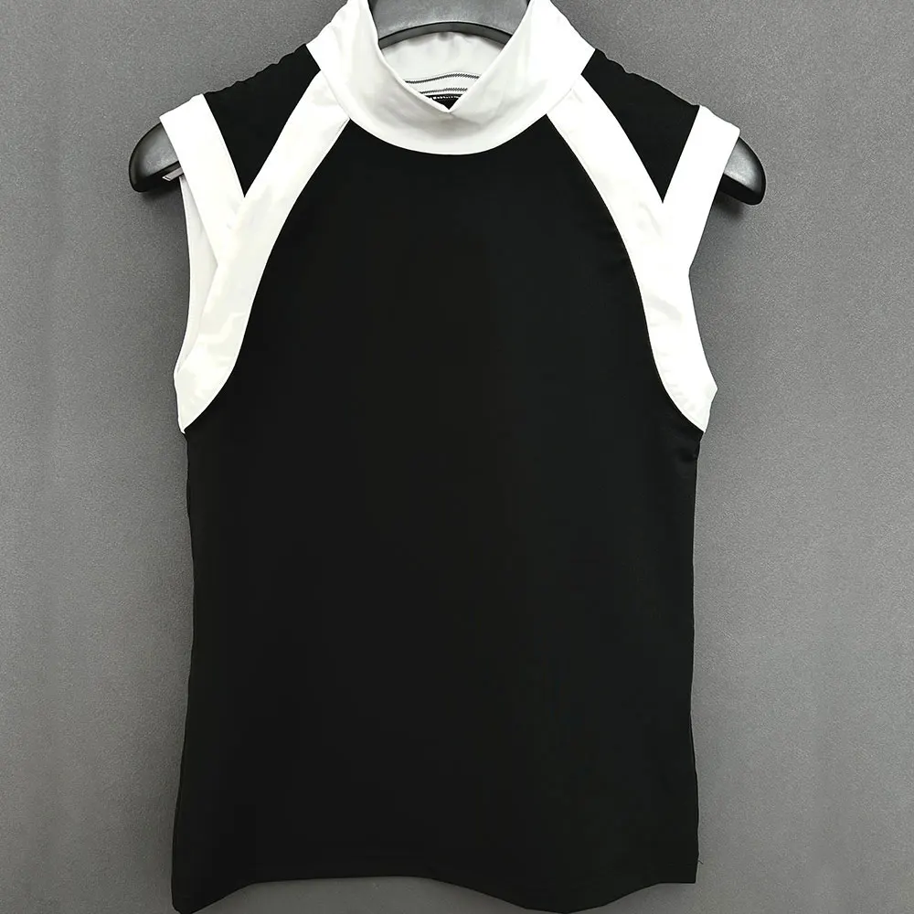 Women's Golf Sleeveless T-shirt Golf Sports Shirt Comfortable Breathable Quick Drying women tops women golf polo shirt