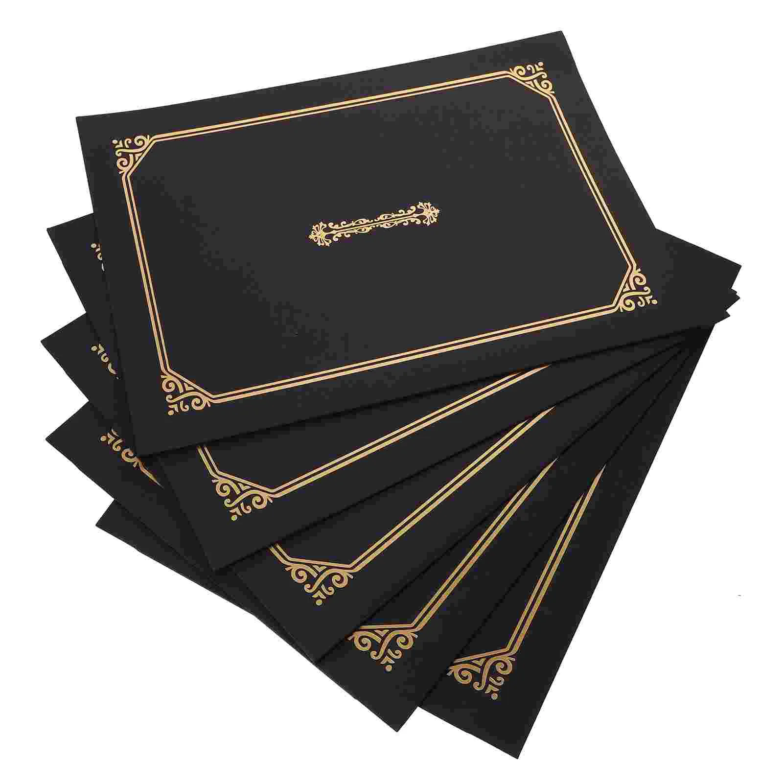 

Certificate Diploma Holder Cover Document Paper Covers Holders Black Frame Folder Graduation Award Folders A4 Blue Binder Frames