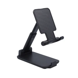 Adjustable Universal Desktop Phone Holder Stand (Black)