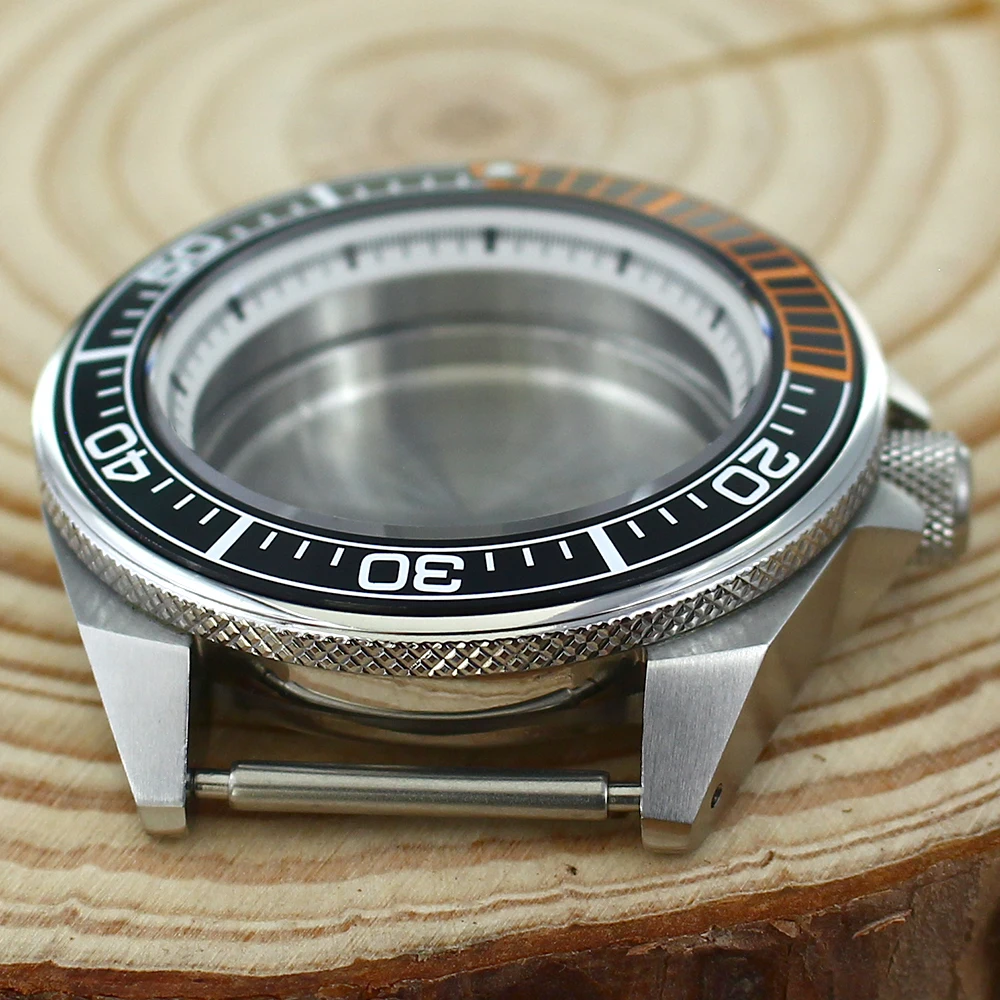 43,8 mm SKX-Uhrengehäuse für PROSPEX King Samurai Serie 4R35 4R36 NH35 NH36 NH38 NH72 Uhrwerk, Edelstahl, zum Zusammenbauen, DIY-Teil – Detail 5