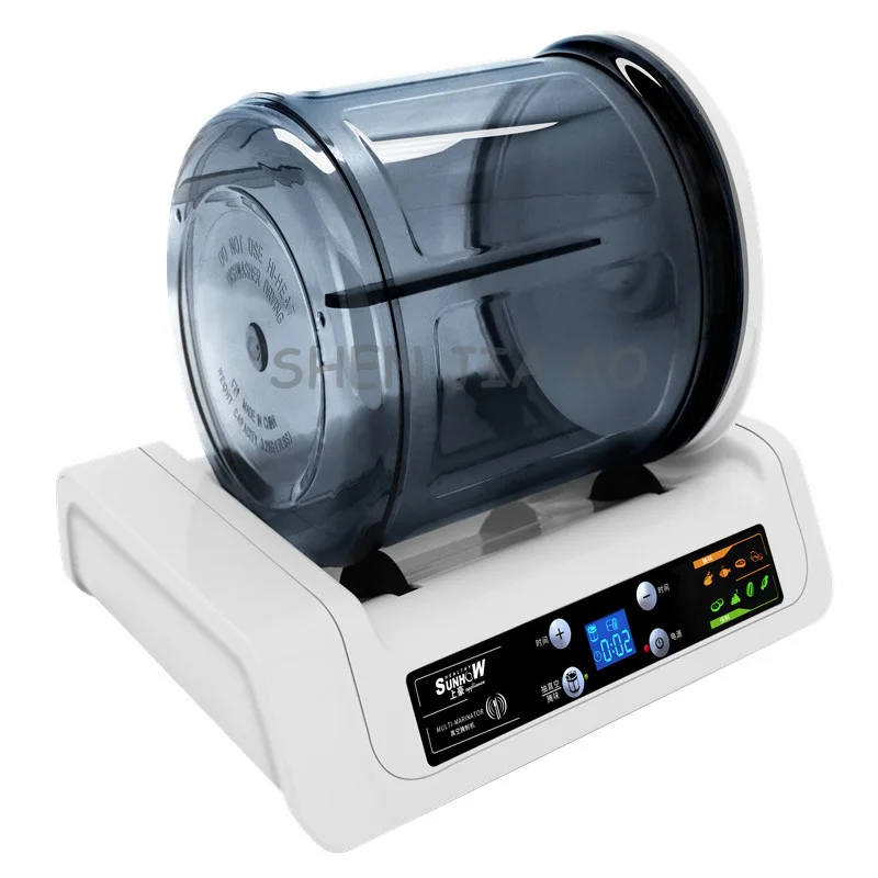 

Коммерческая роликовая вакуумная машина для маринирования, электронная вакуумная машина для маринированной курицы/бекона, 220 В, 20 Вт