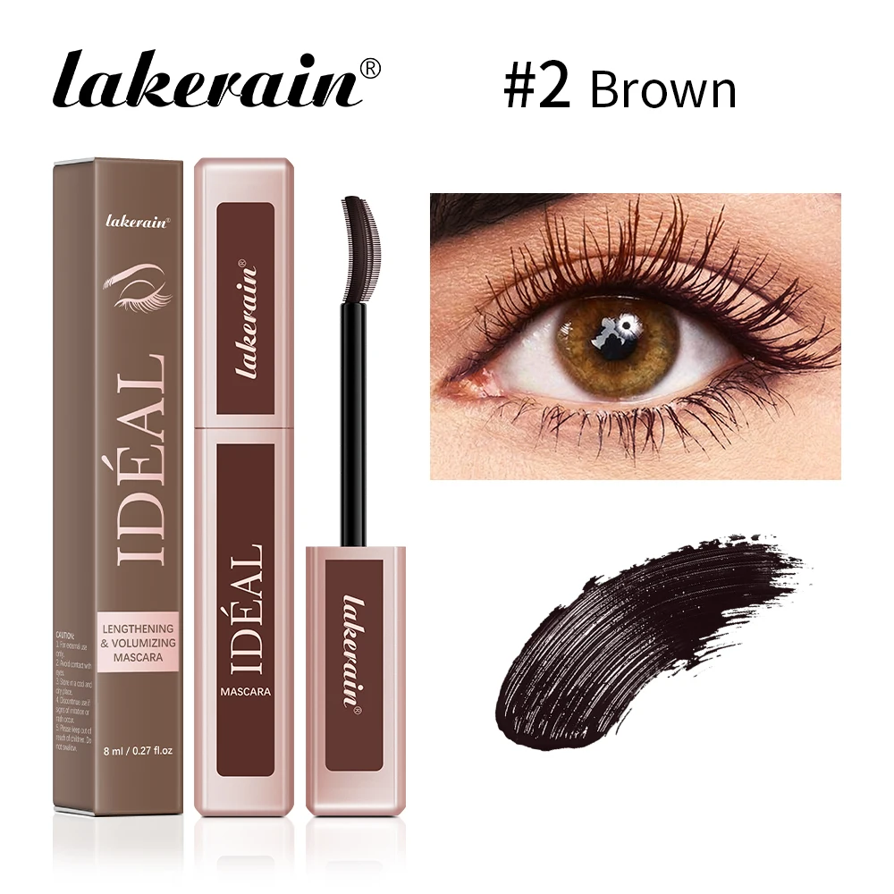 Verlängernde und voluminöse Wimperntusche für einen fächerförmigen Make-up-Effekt. Langanhaltend, klumpenfrei. Geeignet für alle Hauttöne._voghion.com