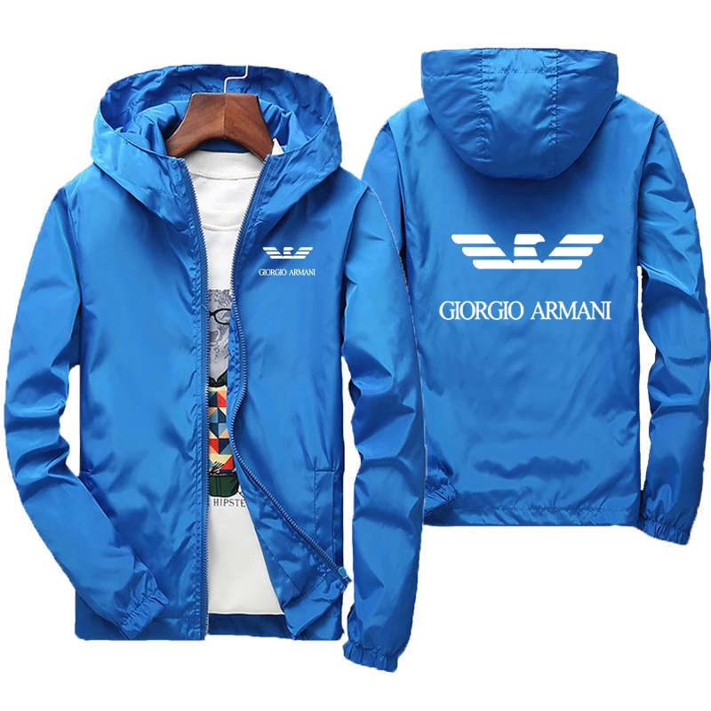 Spring 2024 men's casual jacket, lightweight windproof jacket, outdoor fashion jacket, trendy jacket