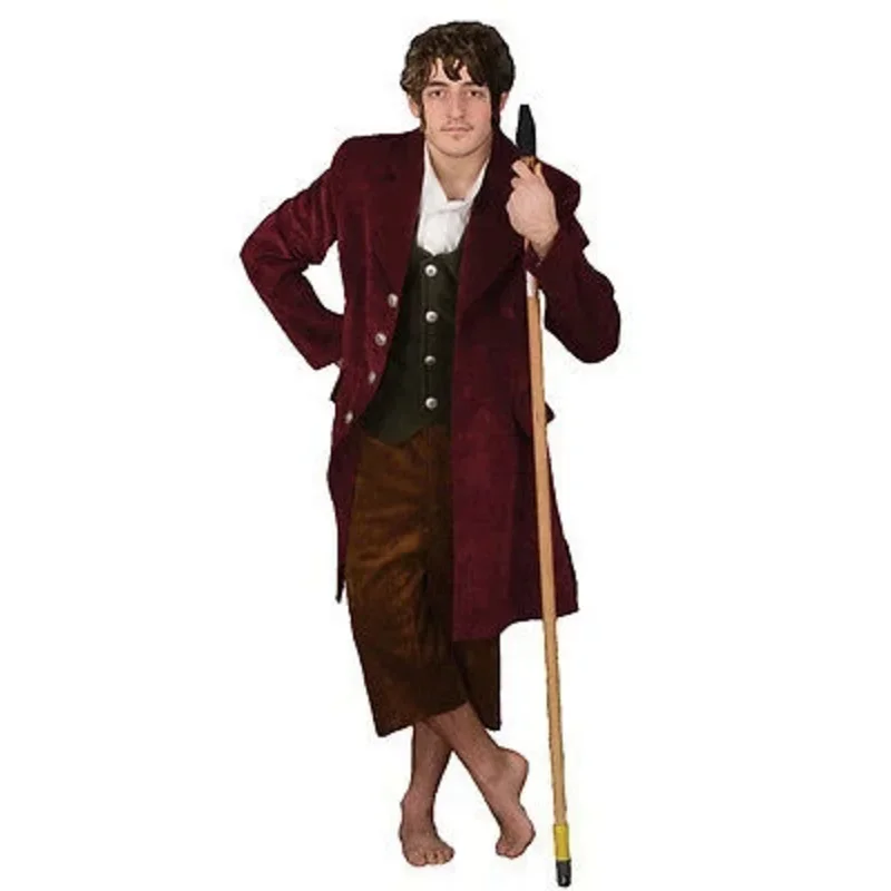 

Bilbo Baggins Outfit Suit Cosplay Costume Full Set film Custom-made 11