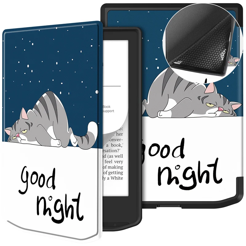 Slim  6 eBook Flip Cover with Soft TPU Back