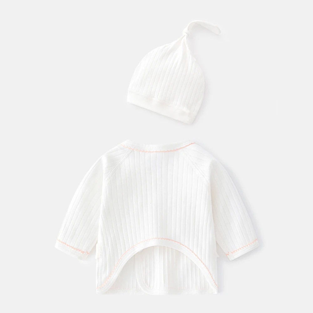 Newborn Baby Girl Tshirt Long Sleeve Cotton Spring Autumn 0-3 Months Hospital Baby Boy Tops