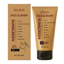 Revitalizing Mineral Sun Defense Cream with SPF 50 - Nourishing Face and Body Moisturizer (85g)