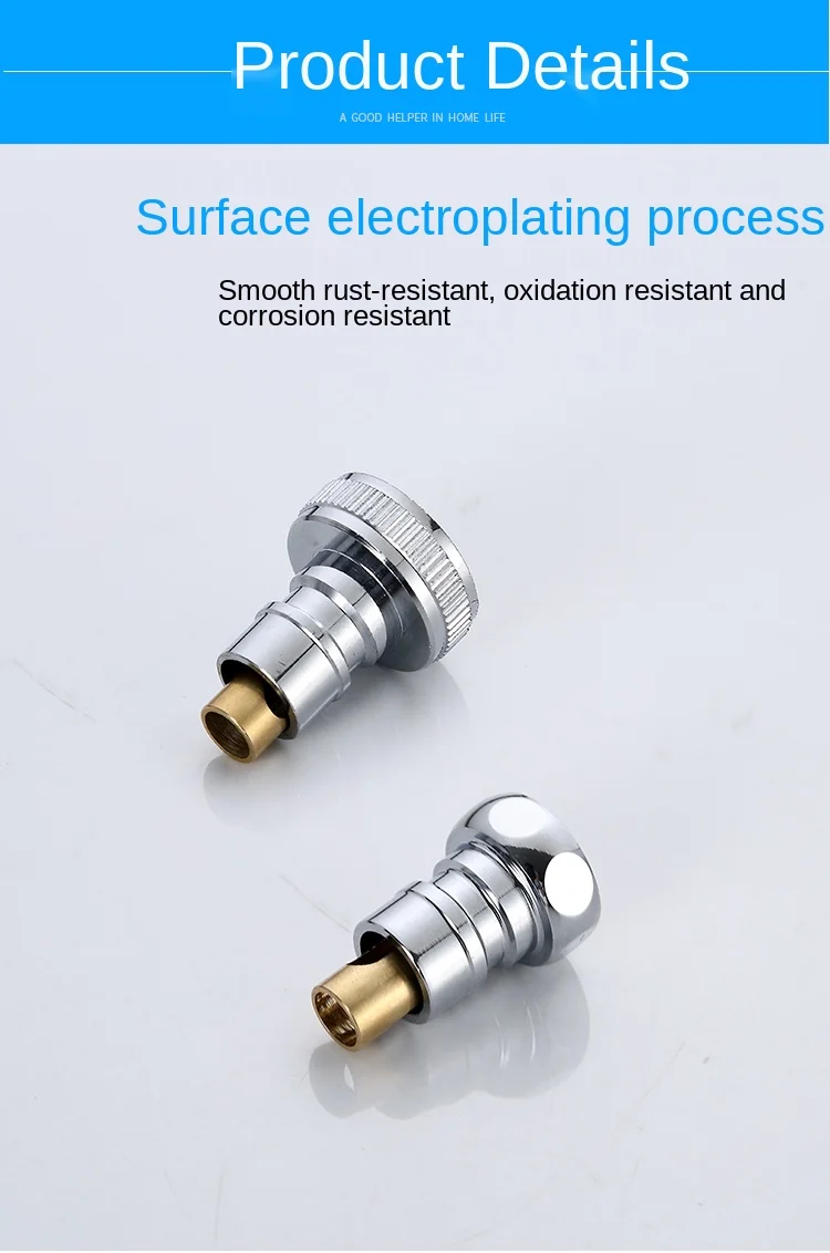 Washing Machine Faucet Automatic Stopcock Full Brass Construction Anti-dislodgement Feature Spigot