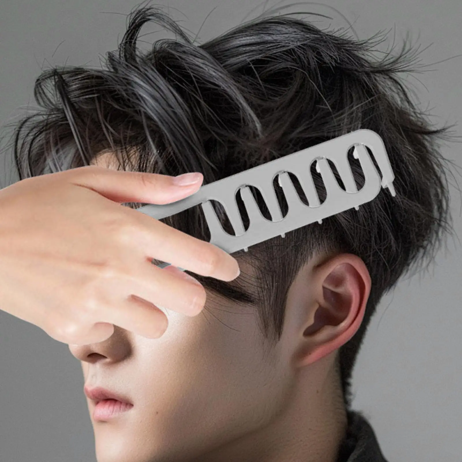 Wide Tooth Comb for Curly Hair Roots Volumizing Tool Covering Bangs Seam Grooming Tool Volumizing Wide-Tooth Hair Styling Comb