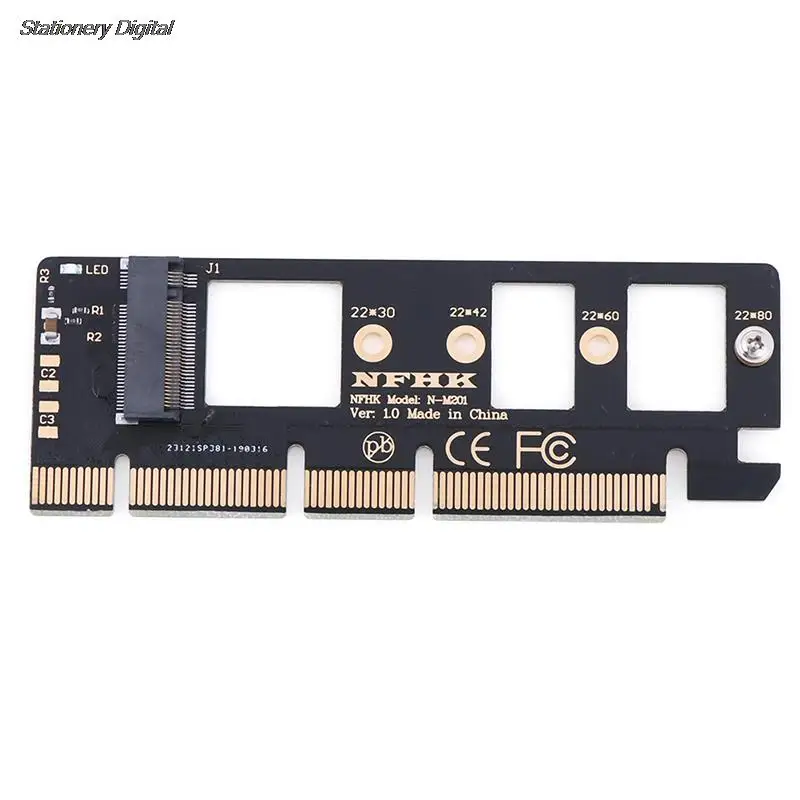 

NGFF M Key M.2 NVME AHCI SSD To PCI-E PCI Express 3.0 16x x4 Adapter Riser Card Converter For XP941 SM951 PM951 A110 SSD