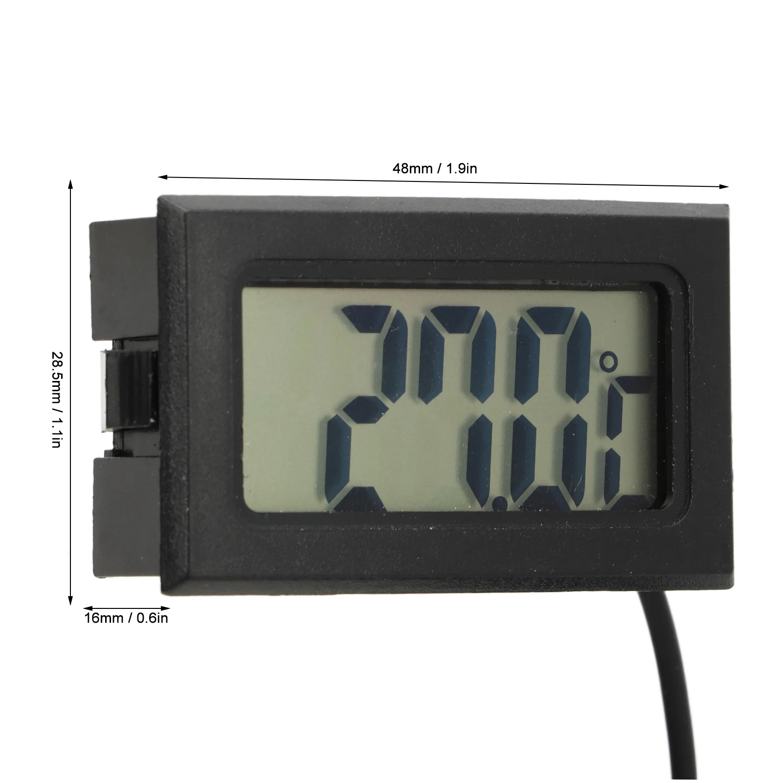 LCD 내장 전자 디지털 온도계, 방수 프로브 온도계, 인큐베이터 수영장용