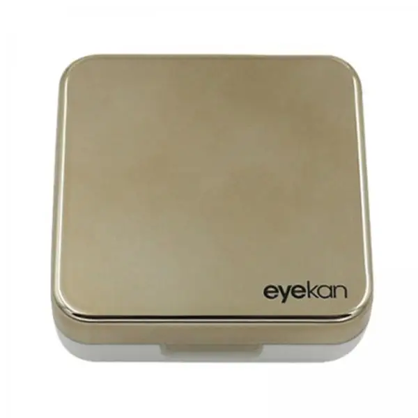 콘택트 렌즈 홀더 컨테이너 세트(거울 포함) 휴대용 미니 보관함 일회용 아이 커버 핀셋(여행용, 가정용)