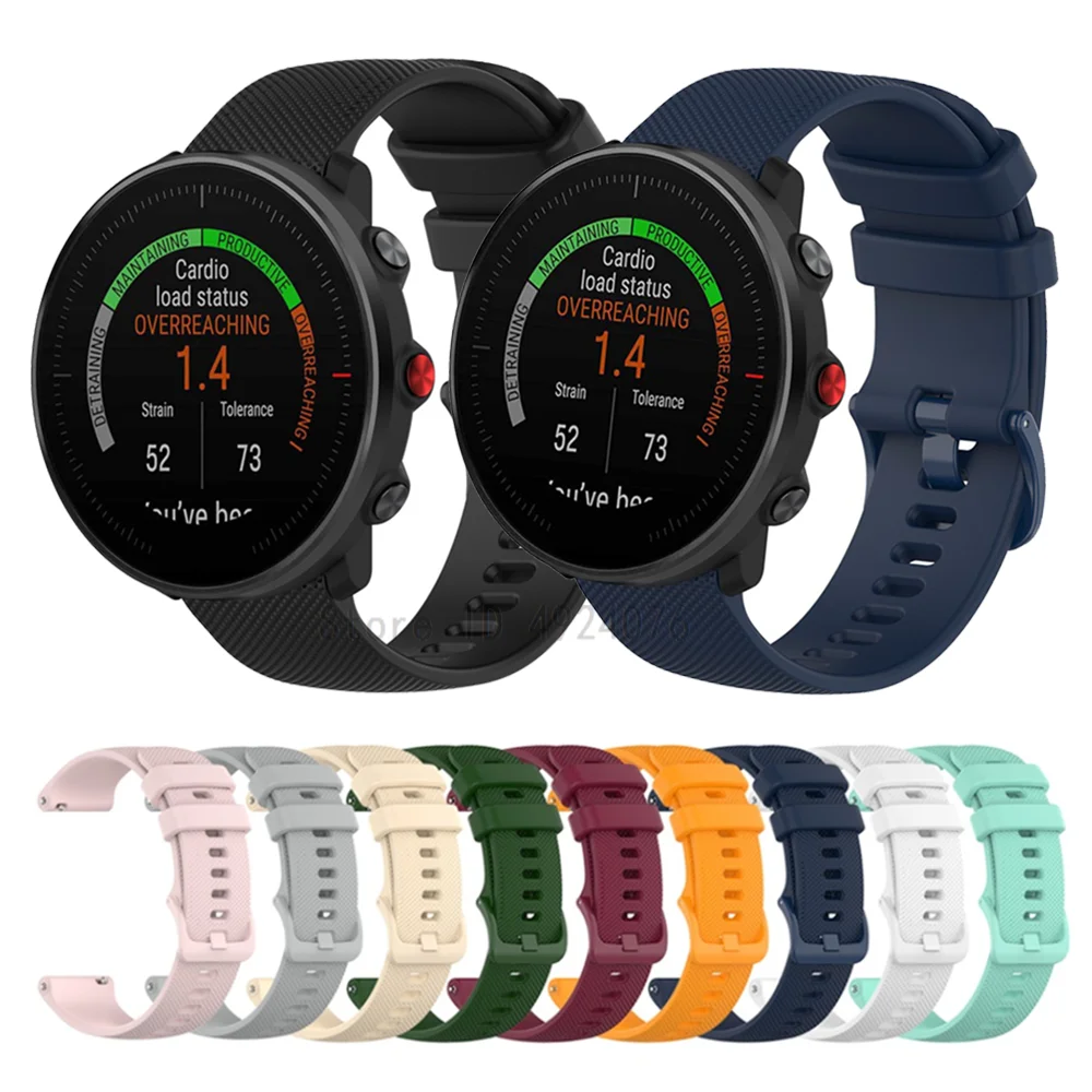 

Ремешок для Polar Vantage M/Ignite 2, силиконовый сменный Браслет для наручных часов 20 22 мм, абразивный материал X Correa
