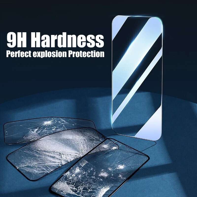 4-Pack Premium Tempered Glass Screen Protectors