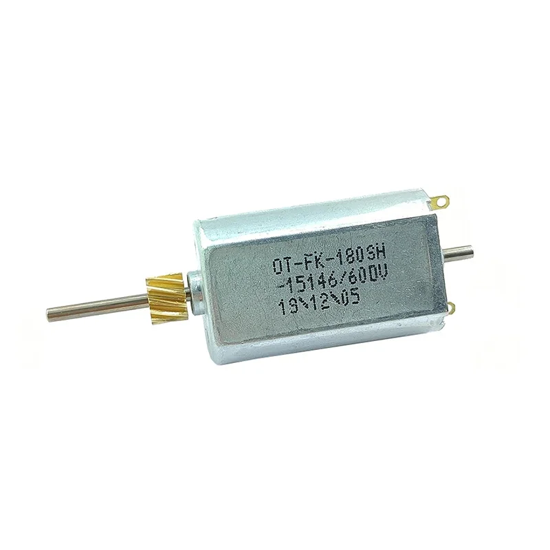 미니 180 듀얼 샤프트 고속 모터 DC 6V-12V 13600RPM 강력한 자기 카본 브러시 DIY 취미 장난감 모델 FK-180SH-15146