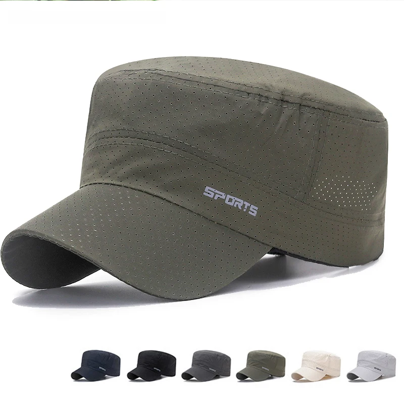 Spring-Summer-Quick-Dry-Military-Hats-Army-Caps-For-Men-Breathable ...