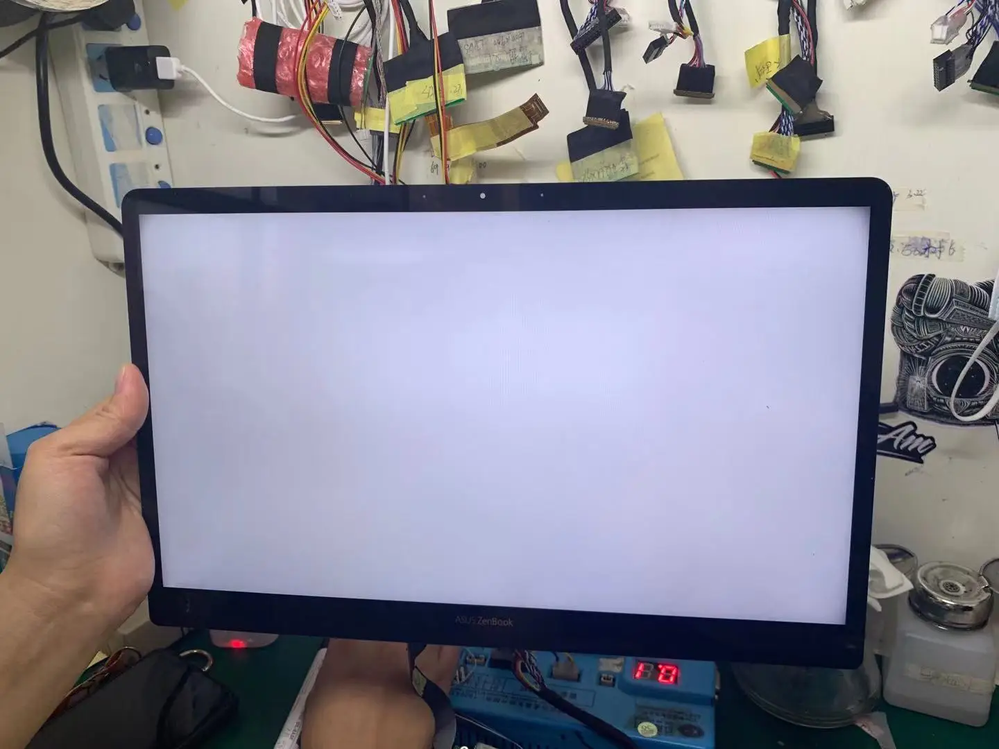 Tela do Painel de Vidro Lcd Montagem Lcd Completa Capa para Asus Zenbook v Deluxe Ux3490u Ux490 Ux490u Ux490ua - Imagem 5