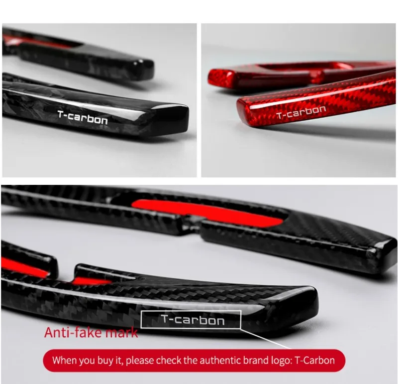 T-carbon Steering Wheel Extension Paddle Shifter For Porsche Panamera 911 Cayenne 992 2021 Carbon Fiber Shift Paddle Shifters